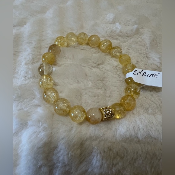 🆕 Beautiful handcrafted Citrine 7” bracelet. - Picture 4 of 5
